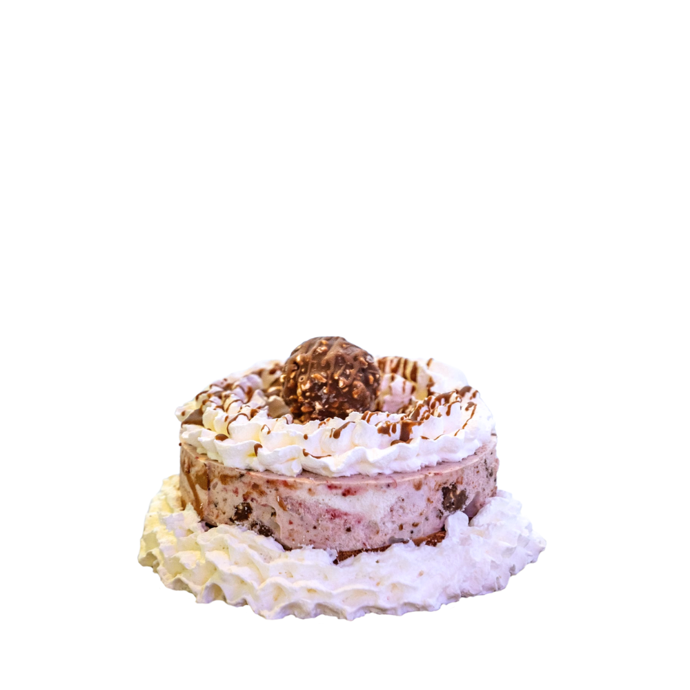 Mini gâteau aux Ferrero Rocher et fraises