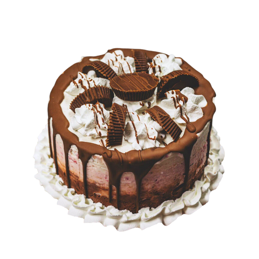 Gâteau à la crème glacée aux Reese et Fraises