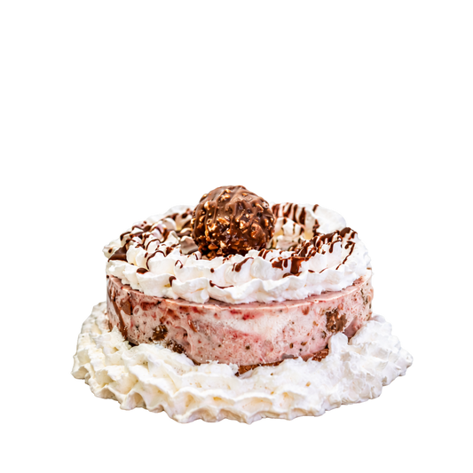Mini gâteau aux Ferrero Rocher et fraises
