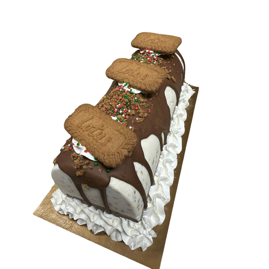 Bûche Biscoff